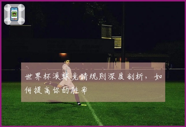 世界杯滚球竞猜规则深度剖析，如何提高你的胜率